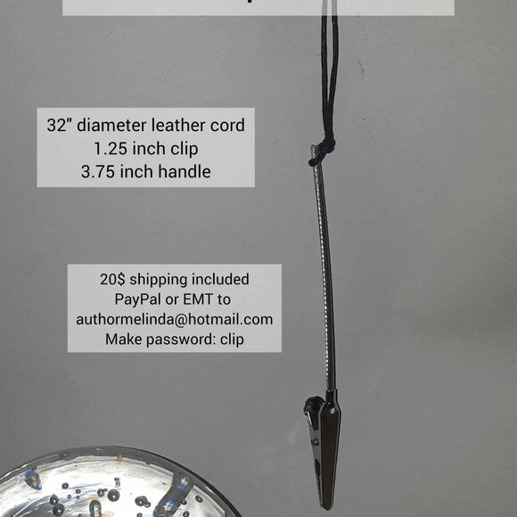 Roach Clip Cigarette Clip Necklace - Picture 1 of 1